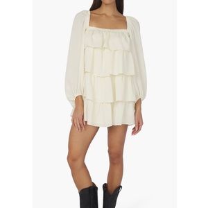 WeWoreWhat Ruffle Mini Dress